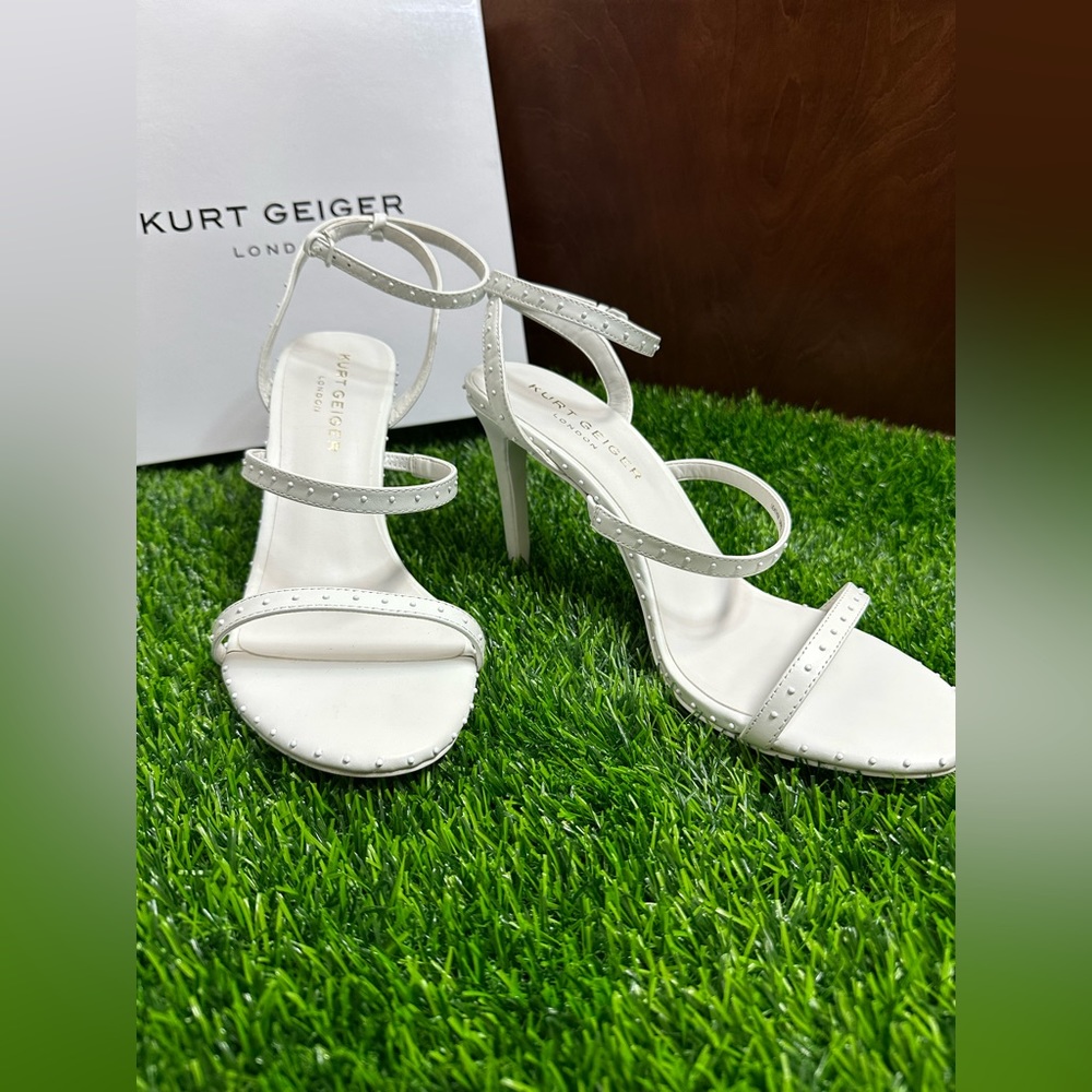 KURT GEIGER LONDON Portia Drench Stud Embellished Strappy Sandals